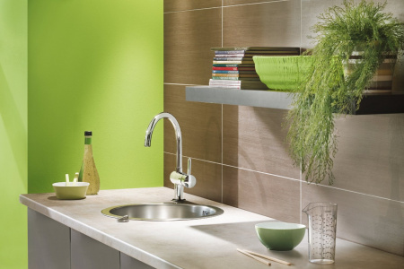 Смеситель для кухни Grohe Eurostyle Cosmopolitan 31126002 с выдвижным изливом фото