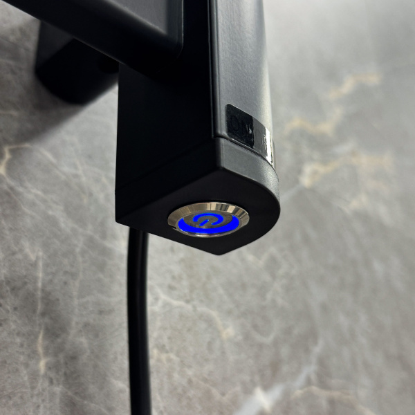 Полотенцесушитель электрический Fixsen BASIC FX-7400B черный фото