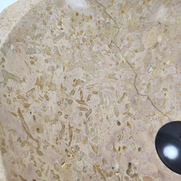 Накладная раковина из мрамора Erozy Red EM-00938 (51*41*15см) фото