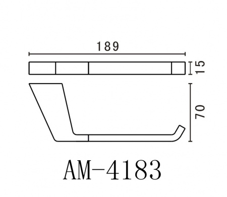 Держатель для туалетной бумаги Art&Max Techno AM-E-4183 хром фото