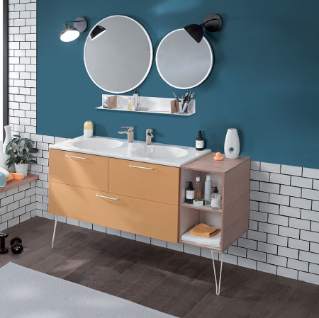 Раковина Jacob Delafon Odeon Rive Gauche EXAT112-Z-00 121х51 фото