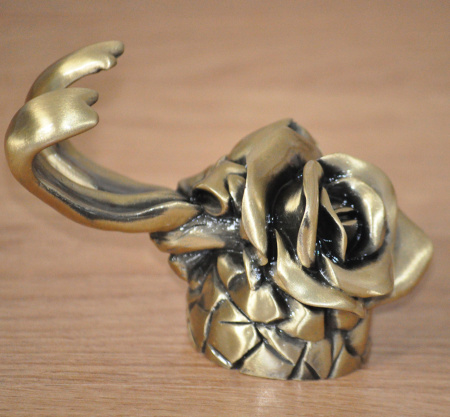 Крючок для ванной двойной Art&Max Rose AM-B-0912-B бронза фото