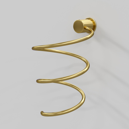 Держатель фена WasserKRAFT K-1080BRUSHED GOLD фото