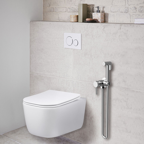 Гигиенический душ со смесителем Vincea VHFW-101CH хром фото