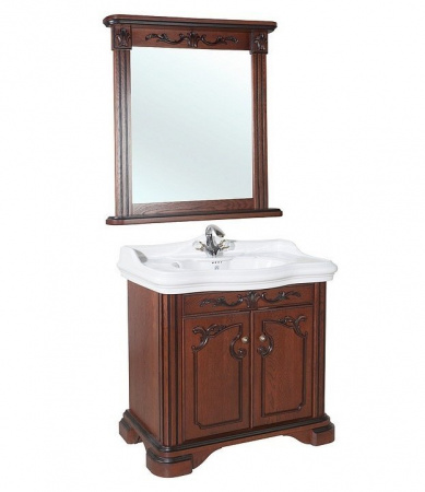 Тумба под раковину Bellezza Виктория-100 вишня фото