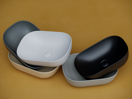 Накладная раковина Ceramica Nova Element CN6009MB 45x32 черная матовая фото