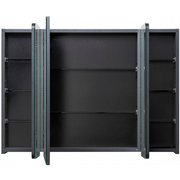 Зеркальный шкаф Акватон Ар-Деко 85 1A280602DD8D0 серый кобальт фото