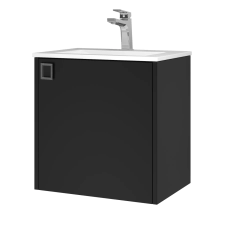 Тумба под раковину Uperwood Aurora TAurora50bm черная матовая фото