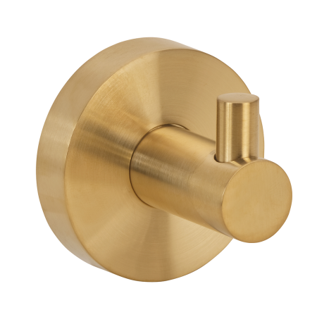 Крючок для ванной одинарный Bemeta Sablo 160106020 золото матовое фото