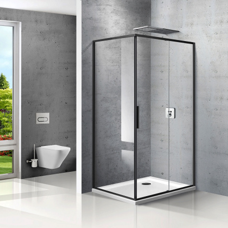 Душевой уголок Vincea Slim VSR-2SL9012CLB-R120x90 фото