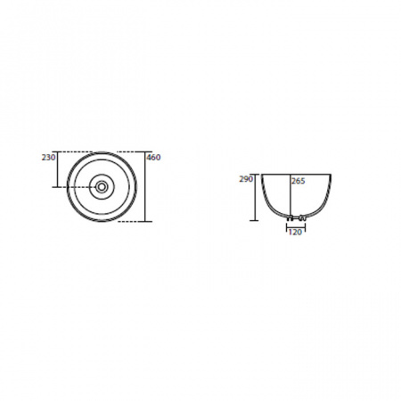 Накладная раковина Kerasan Ciotola 430101 фото