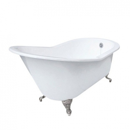 Чугунная ванна Magliezza Beatrice Cr 153x76 на ножках фото