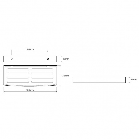 Мыльница настенная Bemeta Cytro 102308081 фото