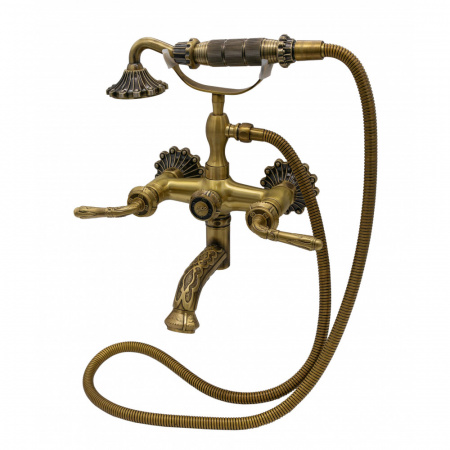Смеситель для ванны с душем Milacio Carletta MC.303.BR бронза фото