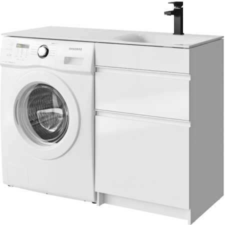 Тумба под стиральную машину Aqwella Duet 115 DU01052N фото