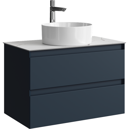 Тумба под накладную раковину Aqwella Geometria 80 GE01082GRM серая фото