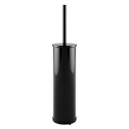 Ершик для туалета напольный WasserKRAFT K-1027POLISHED BLACK фото