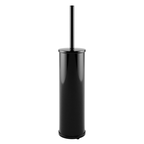 Ершик для туалета напольный WasserKRAFT K-1027POLISHED BLACK фото