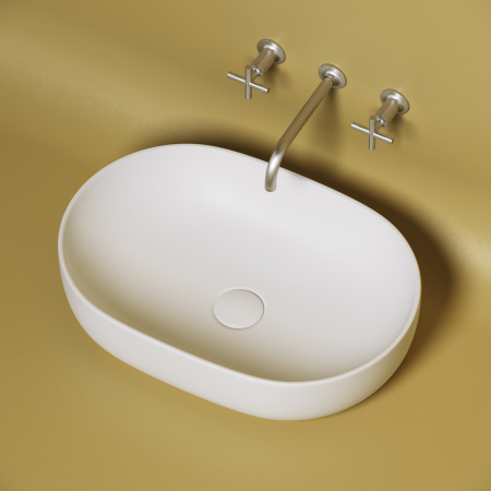 Накладная раковина Ceramica Nova Element CN6047MW 60x41 белая матовая фото