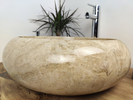 Накладная раковина из оникса Indo Donut Sunset Big DO-000175 фото