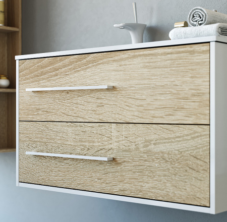 Тумба с раковиной Aqwella 5 Stars Miami 90 Mai.01.09/L фото