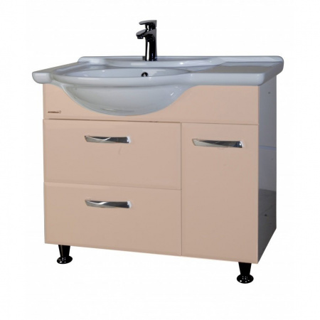 Тумба под раковину Bellezza Балтика-90 бежевая фото