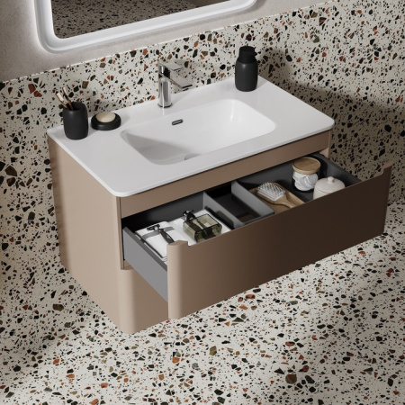 Тумба с раковиной Iddis Edifice EDI80C0i95K 80 см, капучино фото