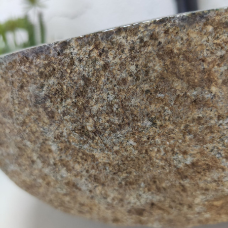 Накладная раковина из речного камня RS01531 (43*41*15) C15 фото