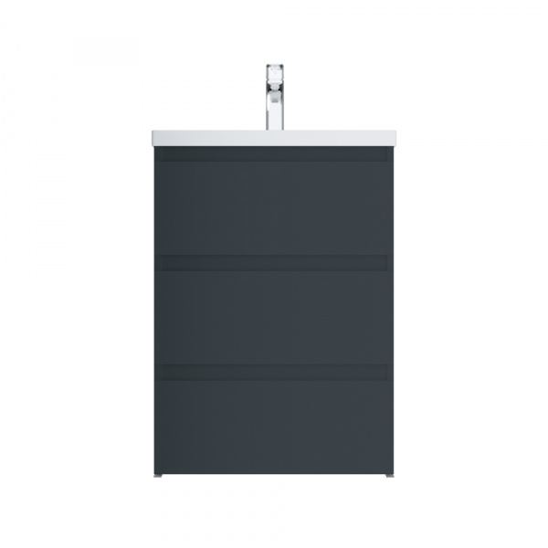 Тумба под раковину напольная AM.PM GEM S M91FSX0602GM графит матовый 60 см фото