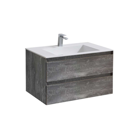 Тумба под раковину Vincea Luka VMC-2L800GS G.Stone 80 см фото