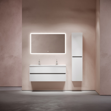 Тумба под раковину Sancos Urban UR120-2W белый глянец фото