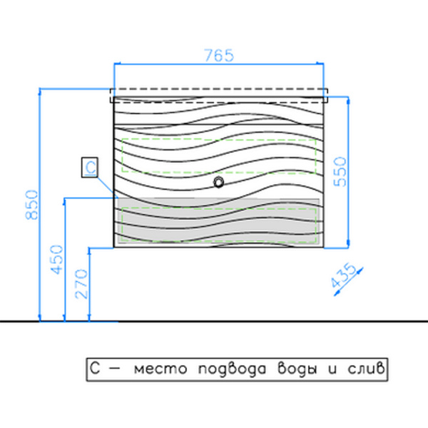 Тумба с раковиной Style Line Вероника 80 ЛС-00000252 Люкс белая, PLUS фото