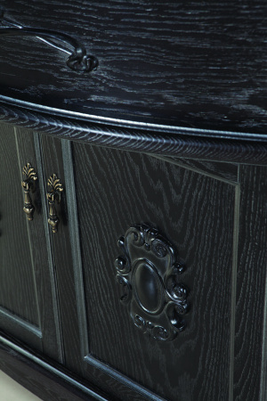 Тумба под раковину Bellezza Аврора 115 черная фото