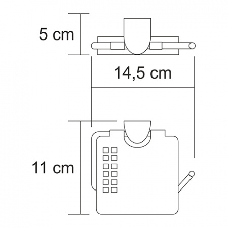 Держатель для туалетной бумаги WasserKRAFT Kammel К-8325 фото