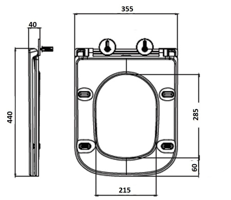 Сиденье для унитаза Art&Max Monza AM232SC с микролифтом фото