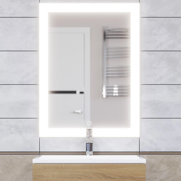 Зеркало с подсветкой, сенсорным выключателем и подогревом Uperwood Barsa 2920205443 60x80 фото