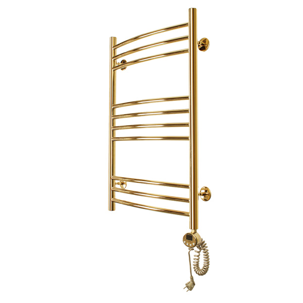 Полотенцесушитель электрический Domoterm Калипсо   Калипсо П10 500x800 ER золото фото
