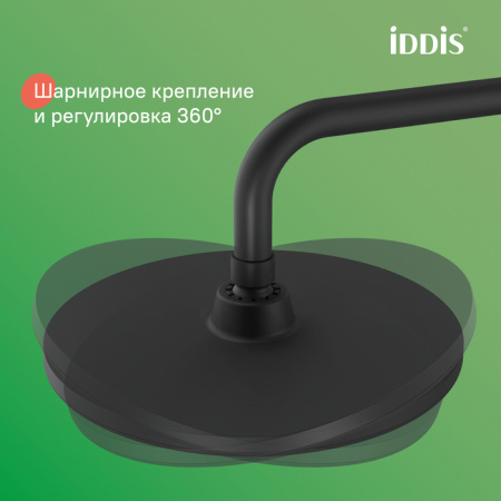 Душевая система Iddis Ray RAYBL3Fi06 черная матовая фото