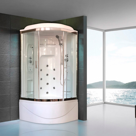 Душевая кабина Royal Bath NRW RB90NRW-T-CH 90x90 фото