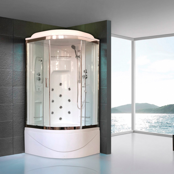 Душевая кабина Royal Bath NRW RB90NRW-T-CH 90x90 фото