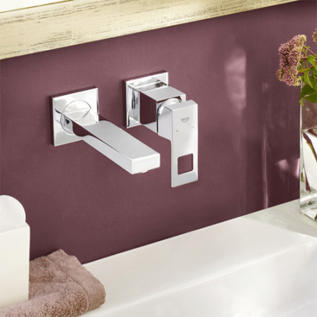 Смеситель для раковины настенный Grohe Eurocube 19895000 фото