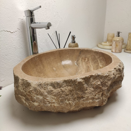 Накладная раковина из оникса Erozy Sunset EO-01291 (51*44*15) фото