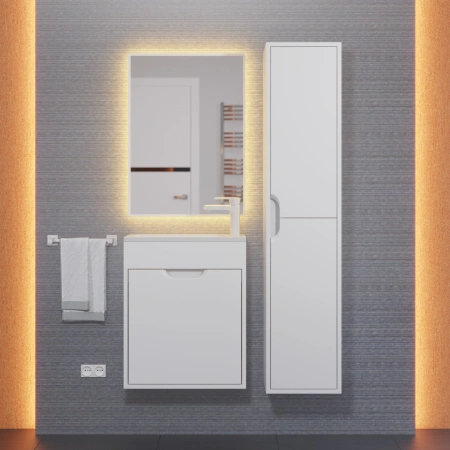 Тумба под раковину Uperwood Modul 50 2930205358 белая фото