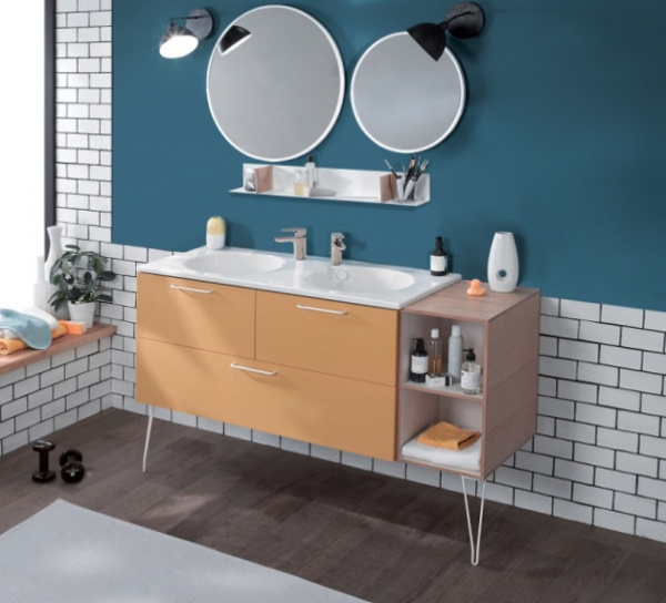 Зеркало круглое Jacob Delafon Odeon Rive Gauche EB1177-00 70 см белое фото