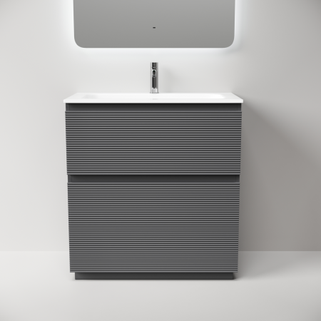 Тумба под раковину Sancos Folk Floor FL80FGS Grey soft фото