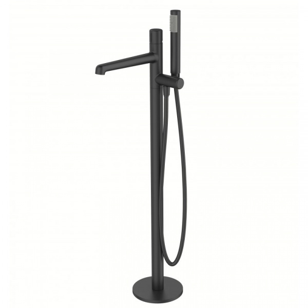 Напольный смеситель для ванны с душем Belbagno Uno UNO-FMT-NERO фото