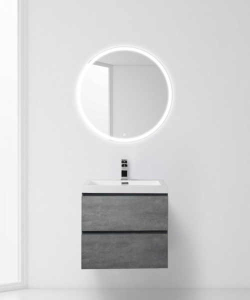 Тумба под раковину BelBagno Luce 60 LUCE-600-2C-SO-SCM цемент матовый фото