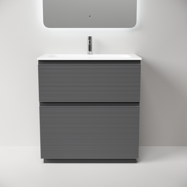 Тумба под раковину Sancos Folk Floor FL80FGS Grey soft фото