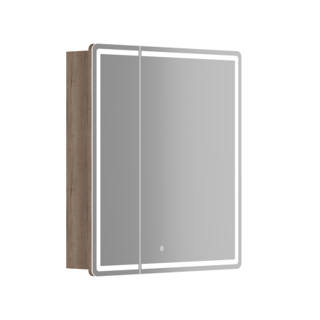 Зеркало-шкаф с подсветкой Sancos Mirror MI70EG дуб галифакс фото