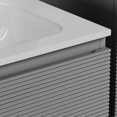 Тумба под раковину Sancos Folk FL80ES Ergraut soft фото